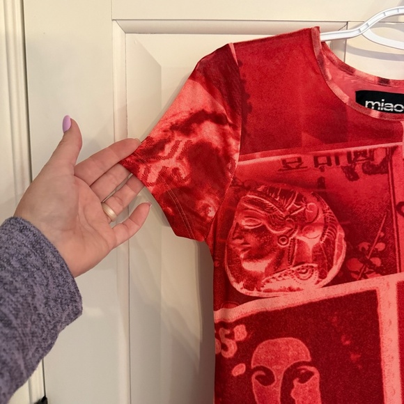 New! Miaou UO Exclusive Billie Stamp Mini Dress 45421 - Picture 11 of 16